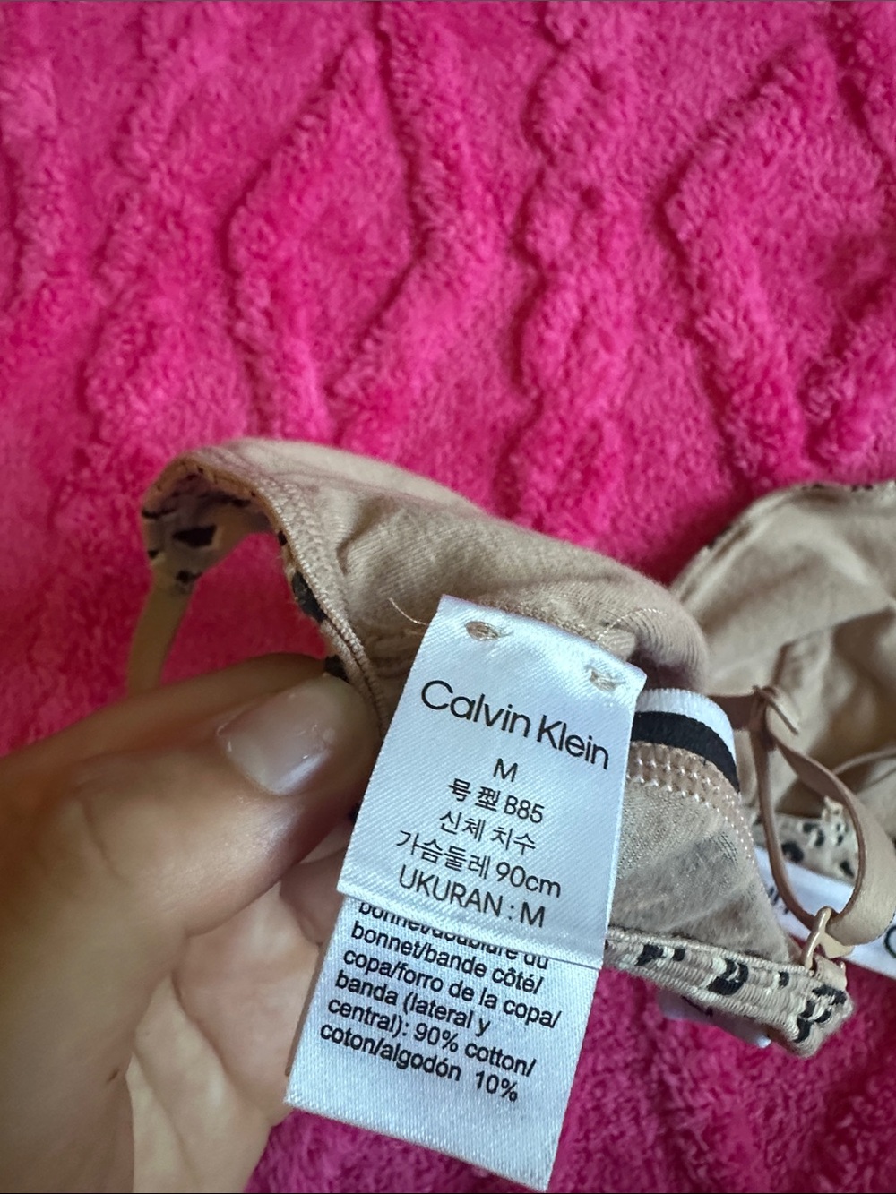 Calvin Klein Women's Bralette bundle - Black & Leopard - Picture 7 of 7